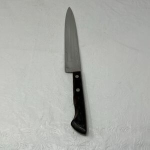 Ekco Arrowhead CHEF KNIFE Flint Stainless Vanadium USA 8" Blade